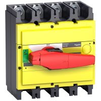 Rozłącznik Compact INS INV INS400 żółto-czerwony 400A 4P | 31131 Schneider Electric
