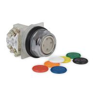 Przycisk kryty Fi-30mm ośmiokątny z zestawem 7 kolorowych wkładek 1NO+1NC metalowy Harmony 9001K | 9001KR1UH13 Schneider Electric