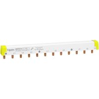 Szyna łączeniowa ( sztyftowa ) 3P+N 12 modułów 100A, Acti9 | A9XPH412 Schneider Electric
