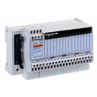 Podstawa bazowa, przekaźniki tranzystorowe wyjściowe, 16-kanałów | ABE7S16S1B2 Schneider Electric