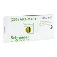 Oznaczniki, zestaw oznaczników zółtych - znak T — zestaw 200 sztuk | AR1MB01T Schneider Electric