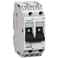 Wyłącznik silnikowy miniaturowy 2P 6A Id 83A | GB2DB12 Schneider Electric