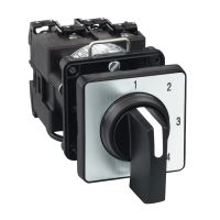 Łącznik krzywkowy Fi-22mm 1P 1-2-3-4 12A do wbudowania, Harmony K | K1D004NCH Schneider Electric