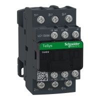 Stycznik mocy TeSys D 25A 3P 11KW 110V AC 1NO 1NC AC-3 zaciski śrubowe | LC1D256F7 Schneider Electric