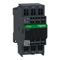 Stycznik mocy TeSys D 12A 3P 5,5KW 24V DC 1NO 1NC AC-3 zaciski sprężynowe | LC1D123BL Schneider Electric