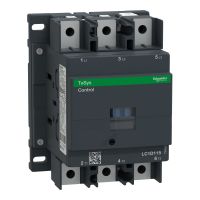 Stycznik mocy TeSys D 115A 3P 55KW 230V AC 1NO 1NC AC-3 zaciski oczkowo-pierścieniowe | LC1D1156P7 Schneider Electric