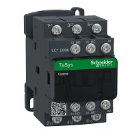 Stycznik mocy TeSys D 9A 3P 4KW 220V AC 1NO 1NC AC-3 zaciski śrubowe | LC1D096M7 Schneider Electric