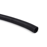 Rura giętka karbowana odporna na prom. UV PVC RKSSUV 25/20 750N samogasnąca, UV czarna (50m) | 12462 TT Plast