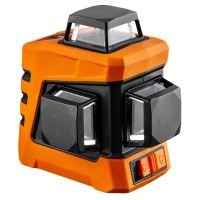 Laser płaszczyznowy 15m 3D, czerwony, 360st w trzech płaszczyznach, akumulator Li-ion, IP54 | 75-103 NEO TOOLS