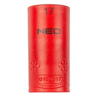 Nasadka sześciokątna 1/2"" 17mm 1000V | 01-187 NEO TOOLS