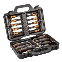 Zestaw wkrętaków i końcówek wkrętakowych w walizce 58 elementów | 04-211 NEO TOOLS