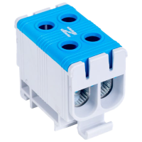 Złączka kompaktowa na szynę, niebieska 6-50mm2, max. 1000VAC/1500VDC, max.160A(1szt) | FLEAL-50/2K Tracon