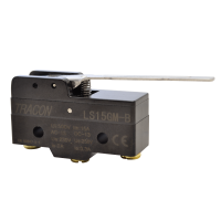 Wyłącznik krańcowy, z dźwignią sprężyn. 1xCO, 2A/230V AC-15, 0,3A/250V DC-13, 49mm, IP00(1szt) | LS15GM-B Tracon
