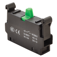 Element stykowy do serii przycisków NYG(K), NO 1×NO, 5A/230V AC-15, 1A/230V DC-13(1szt) | NYG3-CE1 Tracon