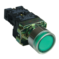 Przycisk podświetlany, zielony, 1×NO, 3A/400V AC, 230V, IP42(1szt) | NYGBW33Z Tracon