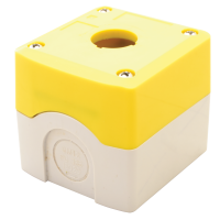 Obudowa do przycisków, żółta,typ 1 d=22,5, IP65, 2×PG-13,5(1szt) | NYGD-1YE Tracon