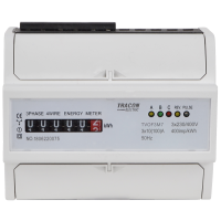 Trójfazowy elektromechaniczny licznik energii, bezp. 7-mod 400VAC / 10(100)A(1szt) | TVOF3M7 Tracon