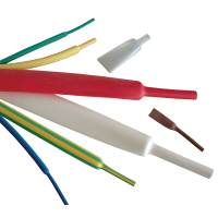 Rura termokurczliwa cienkościenna 2:1, czarna 76/38mm, POLIOLEFIN(1szt) | ZS760 Tracon