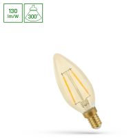 Lampa LED świecowa E-14 230V 2W COG WW RETROSHINE Spectrum | WOJ+14070 Wojnarowscy