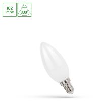 Lampa LED świecowa E-14 230V 4W COG NW MILKY Spectrum | WOJ+14333 Wojnarowscy