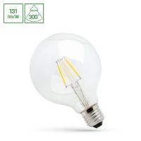 Lampa LED GLOB G125 E-27 230V 8W COG NW CLEAR Spectrum | WOJ+14341 Wojnarowscy