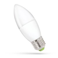 Lampa LED 6W 540lm NW 4000K E27 230V świeczka matowa Spectrum | WOJ+14352 Wojnarowscy