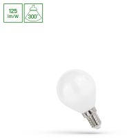 Lampa LED COG 6W 750lm WW 2700K E14 230V MILKY kulka matowa ciepła biała | WOJ+14394 Wojnarowscy