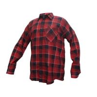 Koszula robocza flanelowa KFN czerwona_XXXL | 09233_XXXL Avacore