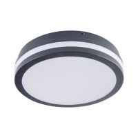 Oprawa plafon LED BENO N 18W 1400lm 4000K IP54 NW-O-GR okrągła grafit | 33348 Kanlux