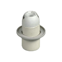 Oprawka E14 V-TAC biała z nakrętką | 3800157642637 LED EUROPE