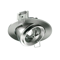 Oczko V-TAC GU10 ruchome uchylna ślimak satyna VT-700S | 3800157628518 LED EUROPE