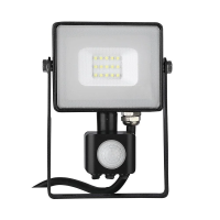 Naświetlacz LED V-TAC 10W SAMSUNG CHIP czujnik ruchu funkcja cut-OFF czarny VT-10-S-B 4000K 800lm 5 | 3800157630931 LED EUROPE