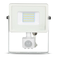 Naświetlacz LED V-TAC 20W SAMSUNG CHIP czujnik ruchu funkcja cut-OFF biały VT-20-S-B 6400K 1600lm 5 | 3800157631068 LED EUROPE