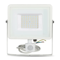 Naświetlacz LED V-TAC 50W SAMSUNG CHIP czujnik ruchu funkcja cut-OFF biały VT-50-S-W 4000K 4000lm 5 | 3800157631235 LED EUROPE