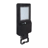 Naświetlacz oprawa uliczna solarna V-TAC 40W LED czarna IP65 150Lm/W VT-ST42 6000K 6000lm 3 lata gwa | 3800157658157 LED EUROPE