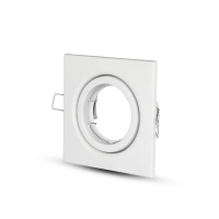 Oczko V-TAC GU10 kwadrat ruchome białe VT-7227SQ-WH 3 lata gwarancji | 3800157605915 LED EUROPE