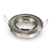 Oczko V-TAC GU10 okrągłe ruchome satyna VT-779-SN-RD | 3800157607179 LED EUROPE