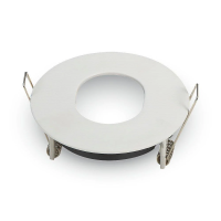 Oczko V-TAC aluminiowe odlew GU10 mat okrągłe białe 3612 VT-786RD | 3800157607414 LED EUROPE