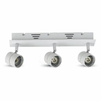 Oprawa kinkiet listwa V-TAC 3xGU10 biała VT-790 | 3800157607483 LED EUROPE