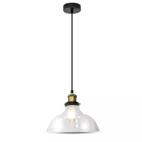 Oprawa zwieszana V-TAC loft szkło przezroczysty fi245 VT-7210 5 lat gwarancji | 3800157611039 LED EUROPE