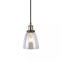 Oprawa zwieszana V-TAC loft vintage szkło transparent fi140 VT-7140-T 5 lat gwarancji | 3800157611084 LED EUROPE