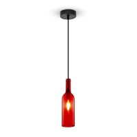 Oprawa zwieszana V-TAC butelka czerwony VT-7558-R 5 lat gwarancji | 3800157611428 LED EUROPE