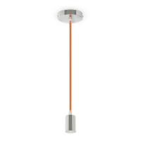 Oprawa zwieszana V-TAC chrom metal pomarańczowy przewód VT-7338-O 5 lat gwarancji | 3800157611619 LED EUROPE