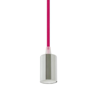Oprawa zwieszana V-TAC chrom metal ciemny róż przewód VT-7338-RR 5 lat gwarancji | 3800157611657 LED EUROPE