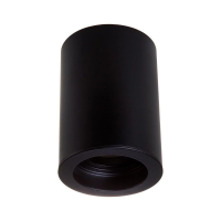 Oprawa V-TAC aluminiowa GU10 okrągła natynkowa tuba czarna 142x100 VT-796-B | 3800157612050 LED EUROPE