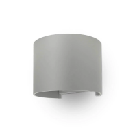 Oprawa ścienna 6W V-TAC góra dół regulowana szary okrągły IP65 BRIDGELUX VT-756 4000K 660lm | 3800157616928 LED EUROPE