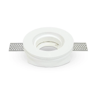 Oczko V-TAC gips GU10 wpuszczane okrągłe fi.100 białe VT-771 | 3800157618625 LED EUROPE