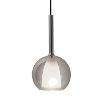 Oprawa zwieszana V-TAC modern podwójna szkło stalowy+biały fi180mm VT-7181-AW 5 lat gwarancji | 3800157620956 LED EUROPE