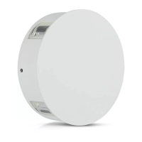 Oprawa ścienna V-TAC 4W LED IP65 biała okrągła VT-706 4000K 440lm | 3800157623315 LED EUROPE