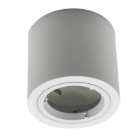 Oprawa V-TAC gips GU10 natynkowa tuba okrągła biała 75x75mm VT-716RD | 3800157624749 LED EUROPE